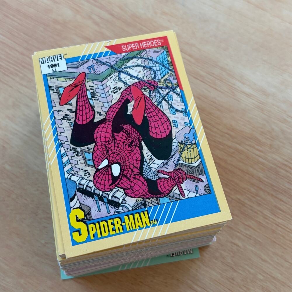1991 Marvel Series 2 Impel Trading Cards Incomplete Base Set 112 Cards